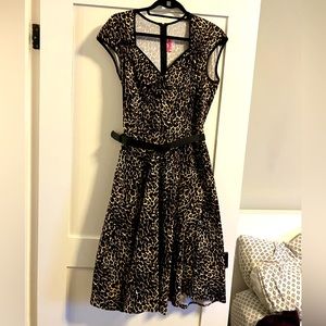PinUp Couture Pin Up Couture Leopard Swing Dress Rockabilly